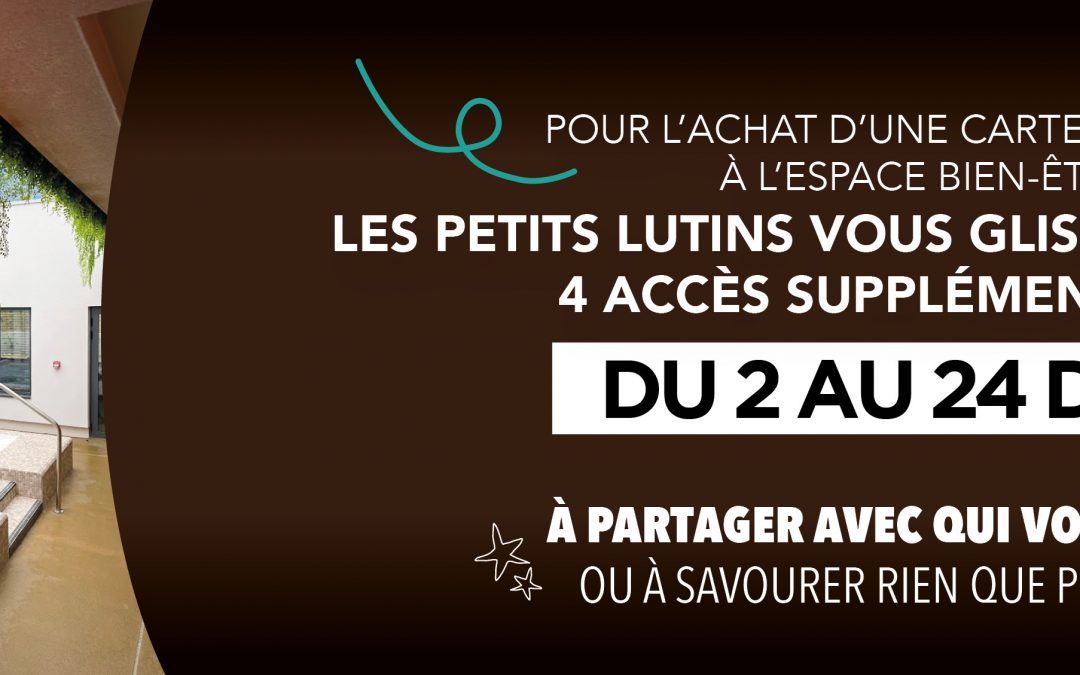 CARTE 10 ENTRÉES À L’ESPACE BIEN-ÊTRE